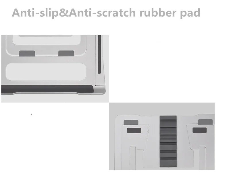 Aluminium portoble hands free table laptop holder