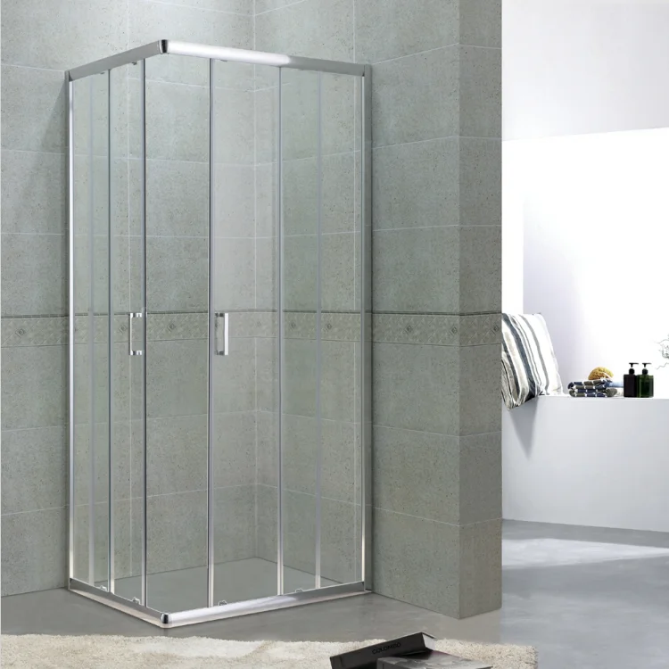 Foshan Factory Direct Sale Aluminium Alloy Frame Square Sliding  Shower Enclosure