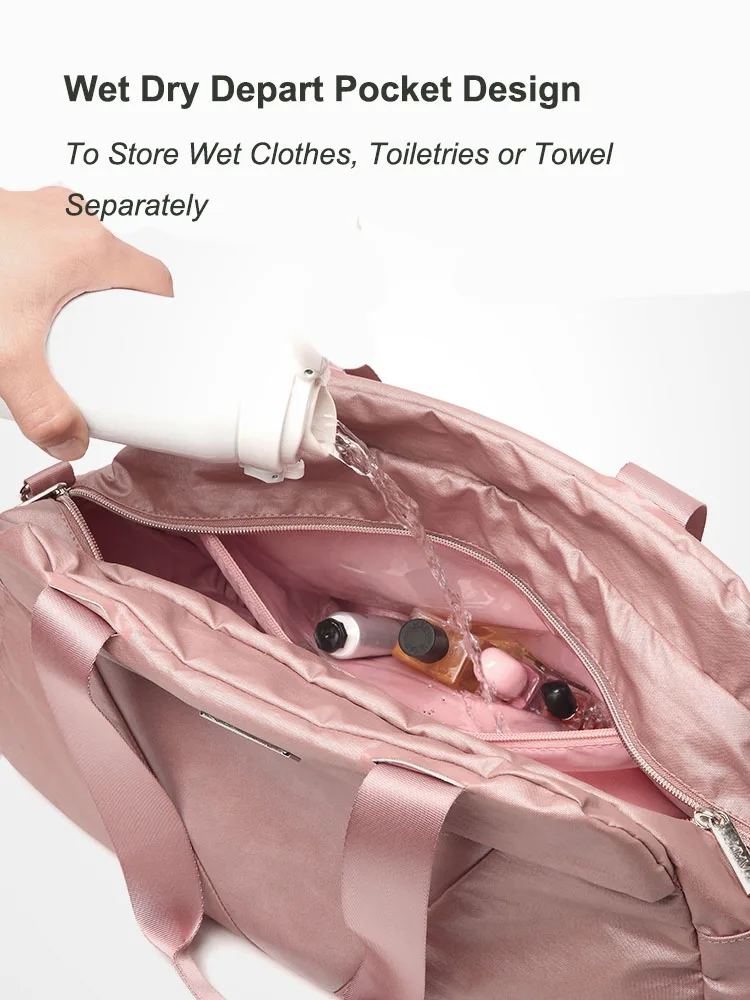 
Wholesale Duffel Gym Bag Womens Sports Bag with Shoe Compartment Custom Fitness Bag 