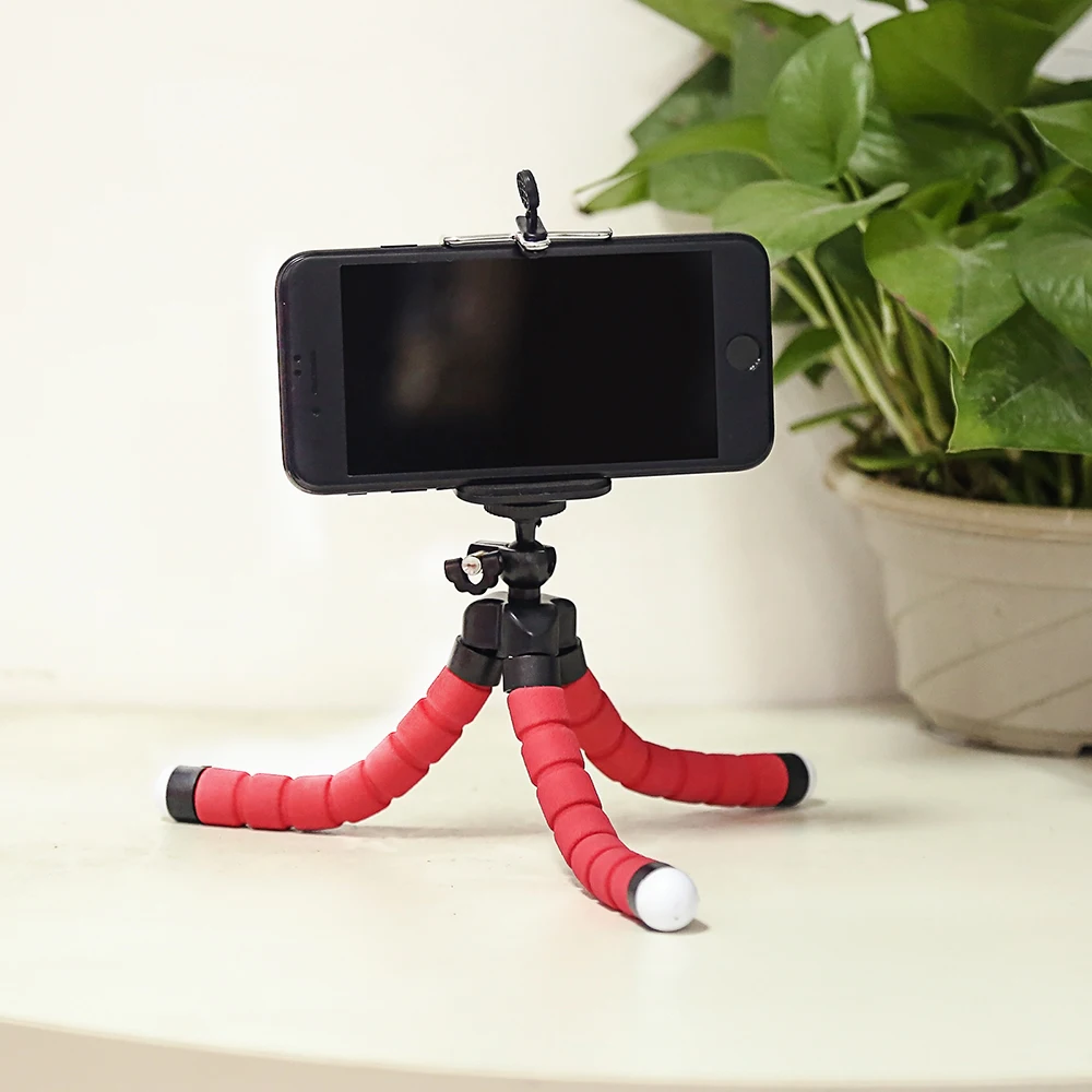
Mini Flexible Sponge Octopus Tripod Table Desk Tripod Phone Holder Stand for smartphone & Camera Tripod 