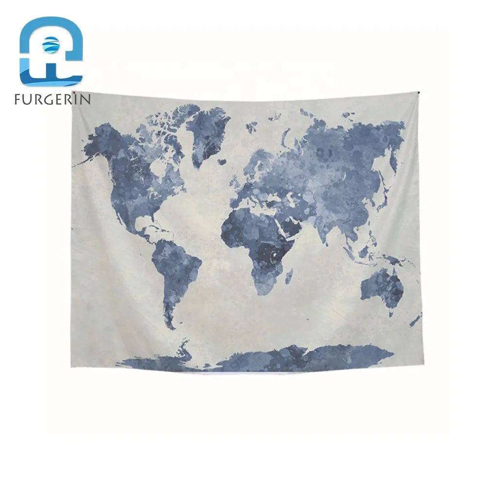 World Map Wall Tapestry Hanging Blanket Wall Cloth Dorm Decor Decoration Tapestry Wall Art Paintings Tapestries For Bedroom