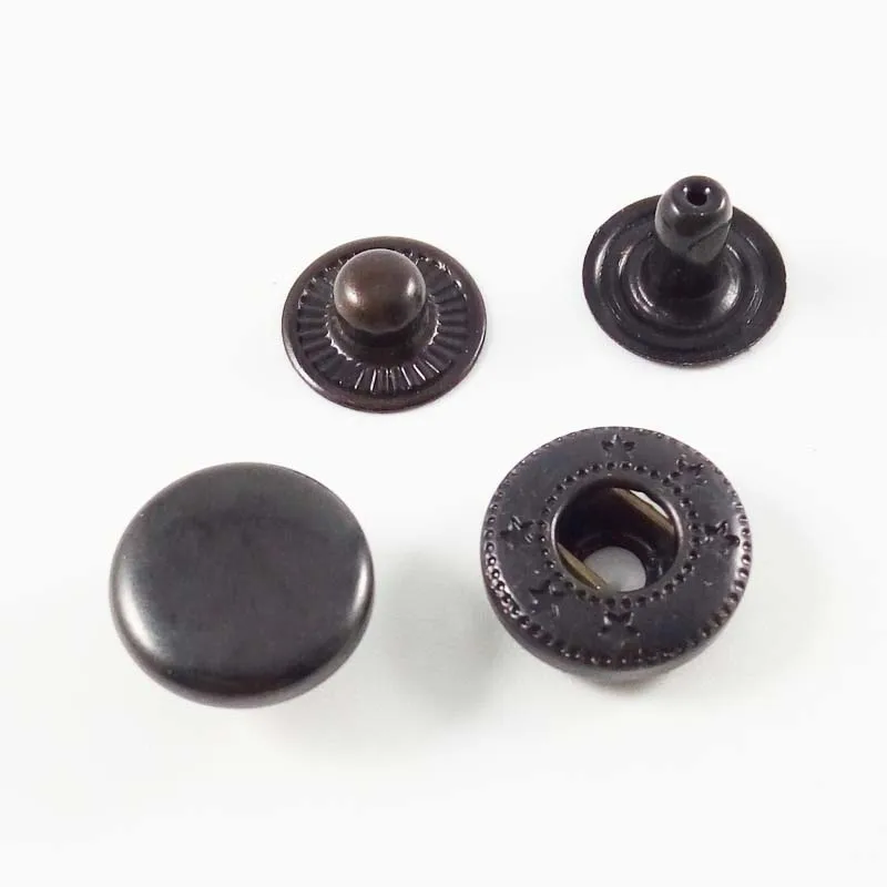 зубец металлические кнопки, металлические джинсы кнопки, куртка четыре части заклепка в форме Креста для одежды