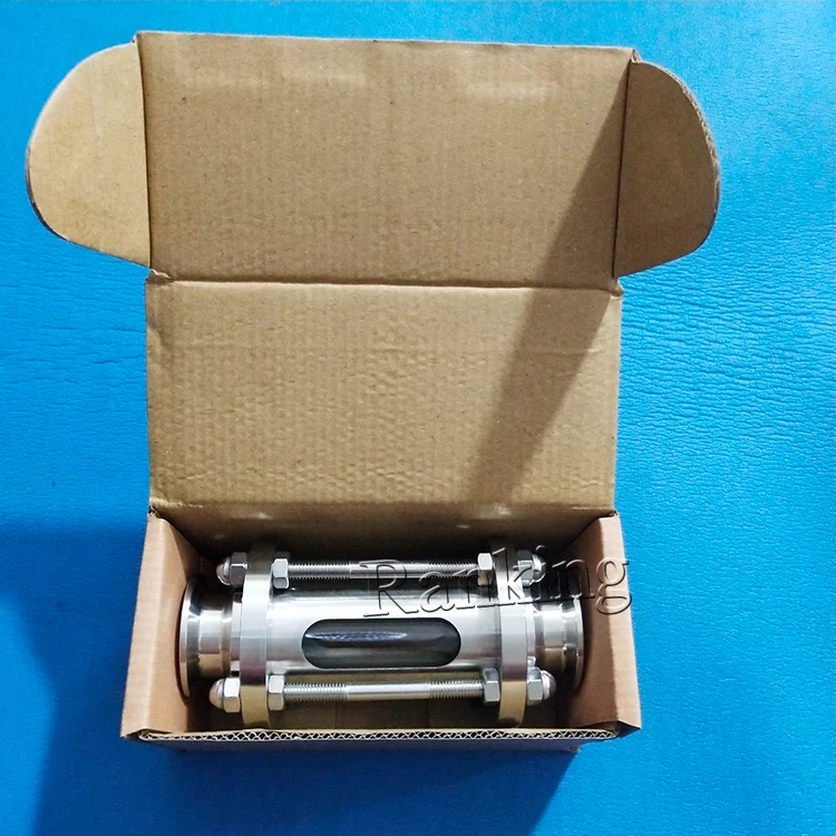 3' stainless steel 304 tank device Sanitary clamped oil level protect cover sight glass