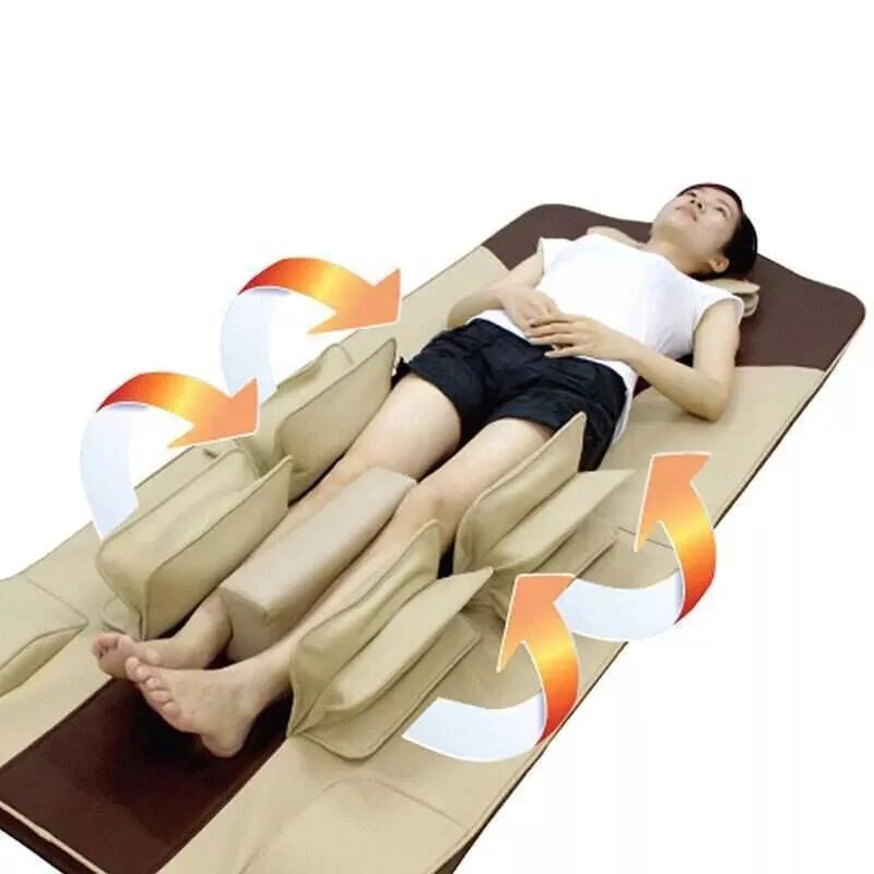 
popular electric folding full body thai airbag massage mattress pad 