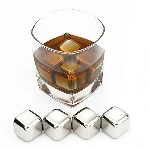 
2019 ice cube whisky wine stone stainless steel ice cube chilling stone 