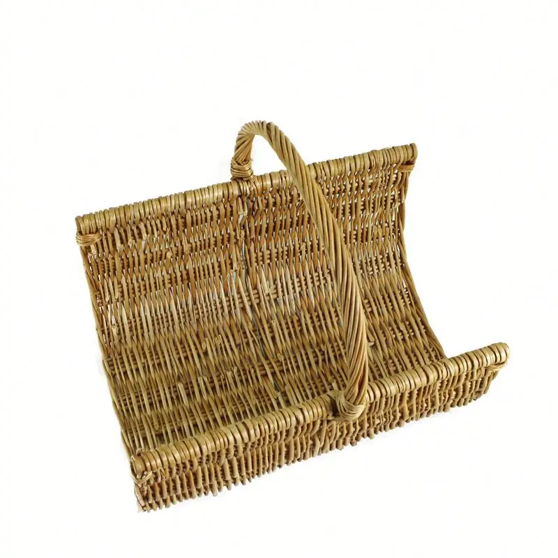 Fire Wood Rattan Storage Wicker Basket For Firewood