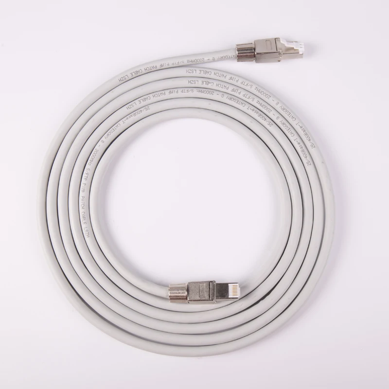 Новый продукт сети 24awg cat8 LSZH Патч-корд tooless Модульный штекер кабеля ftp sftp sstp
