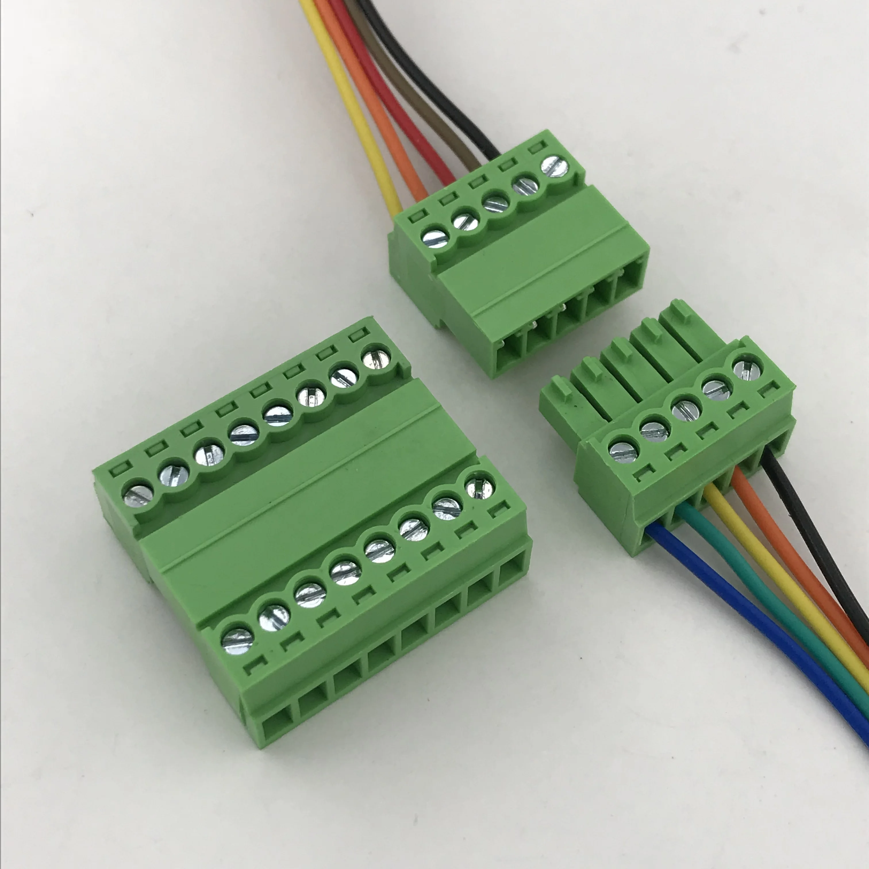 3.5mm Pitch male and female pluggable terminal block connector wire to wire 300V 8A