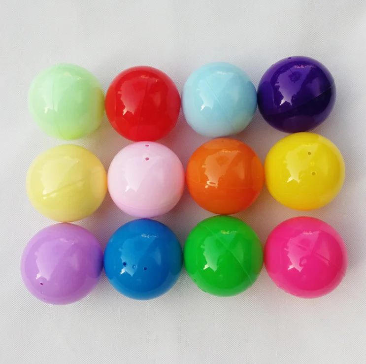 small egg shape surprise plastic capsule candy capsule toy for kids
