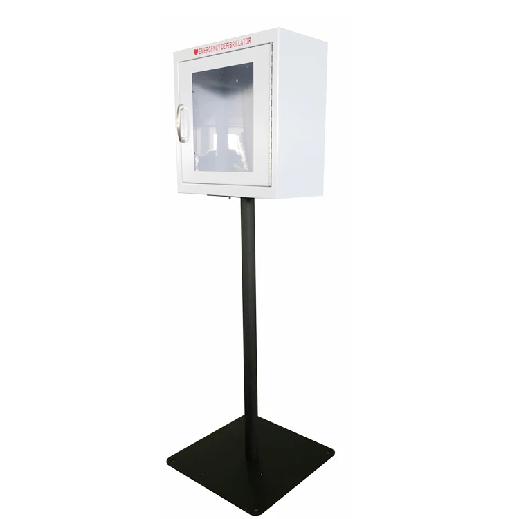 Floor Standing Defibrillator Cabinet For AED