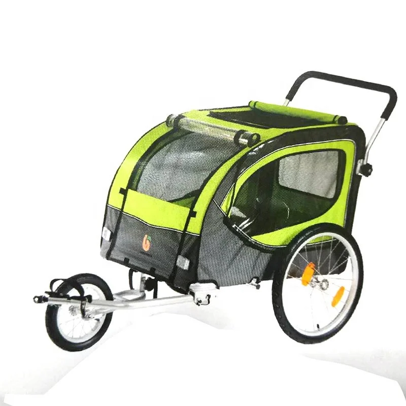 
GS aprovel high quality three wheels trailer pet foldable pet jogger trailer 