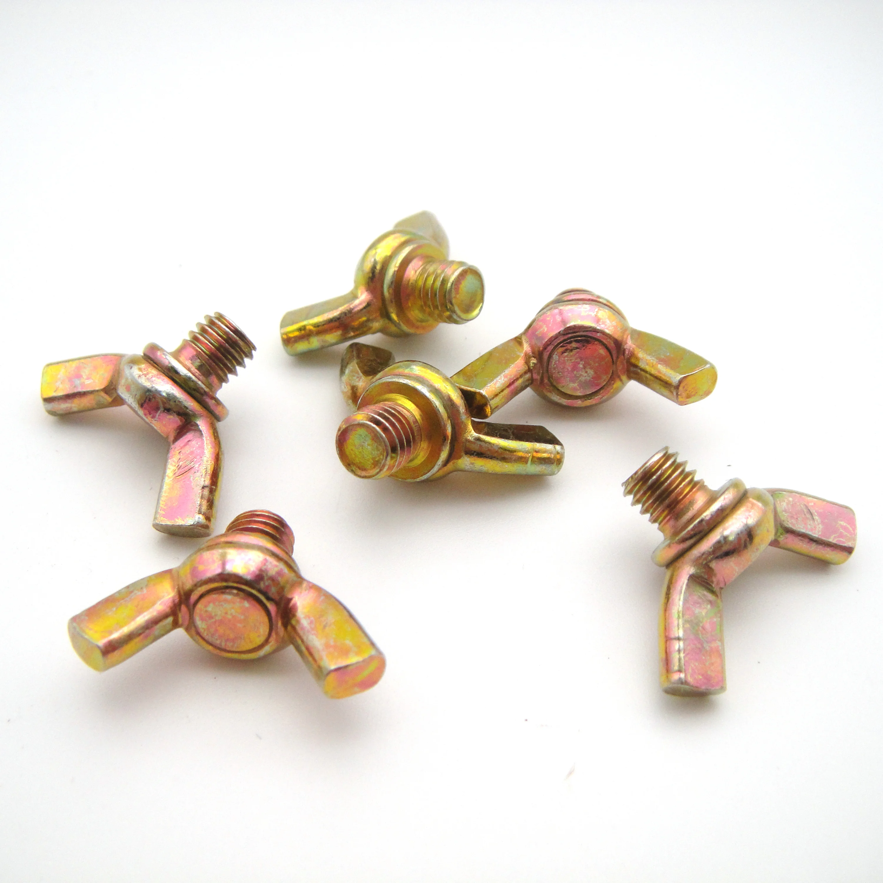 Oem Factory Hardware Material Din Zinc Plated Regular Stainless Steel / Wing Bolt Butterfly Thumb Screw Din316