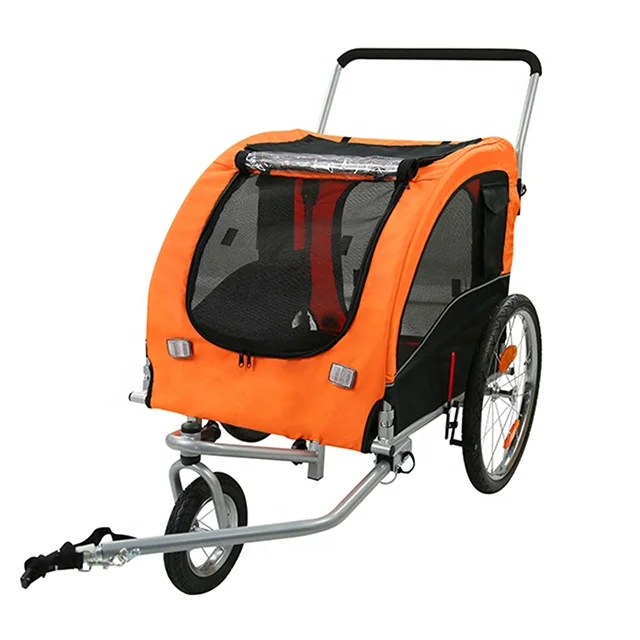 T-02 Factory Directly Kid Child Bike Trailer Children Baby Pram Bicycle Stroller Suspension Jogger bicycle trailer