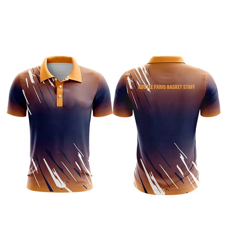 sublimated golf polo, custom print polyester polo shirts