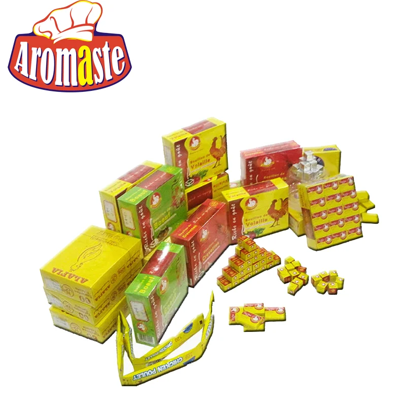 OEM service spices seasoning bouillon cube with different flavor for south africa market