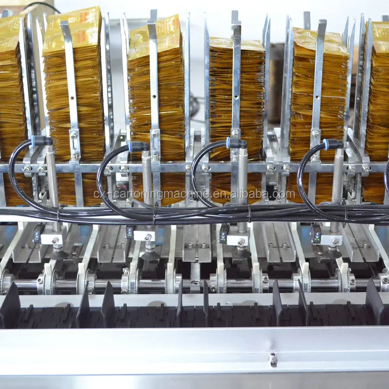 
Whole sale product glue sealing packing condom automatic high speed cartoning machine 