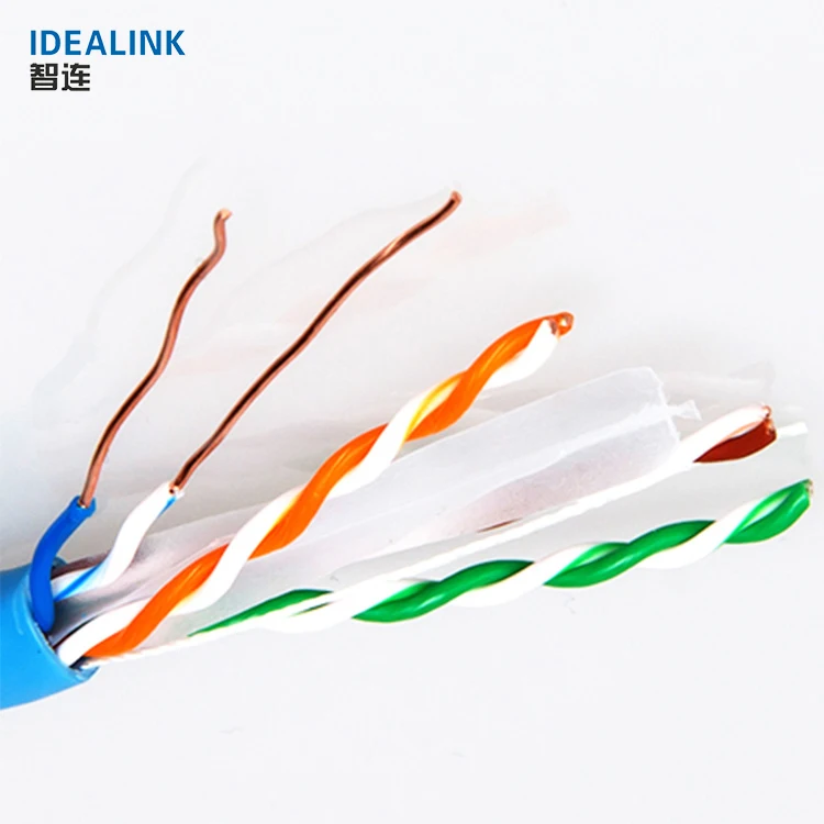 Бесплатный Образец oem service чистой меди 4pr ethernet кабель UTP cat 6 305 м cat6 кабель с низкой ценой