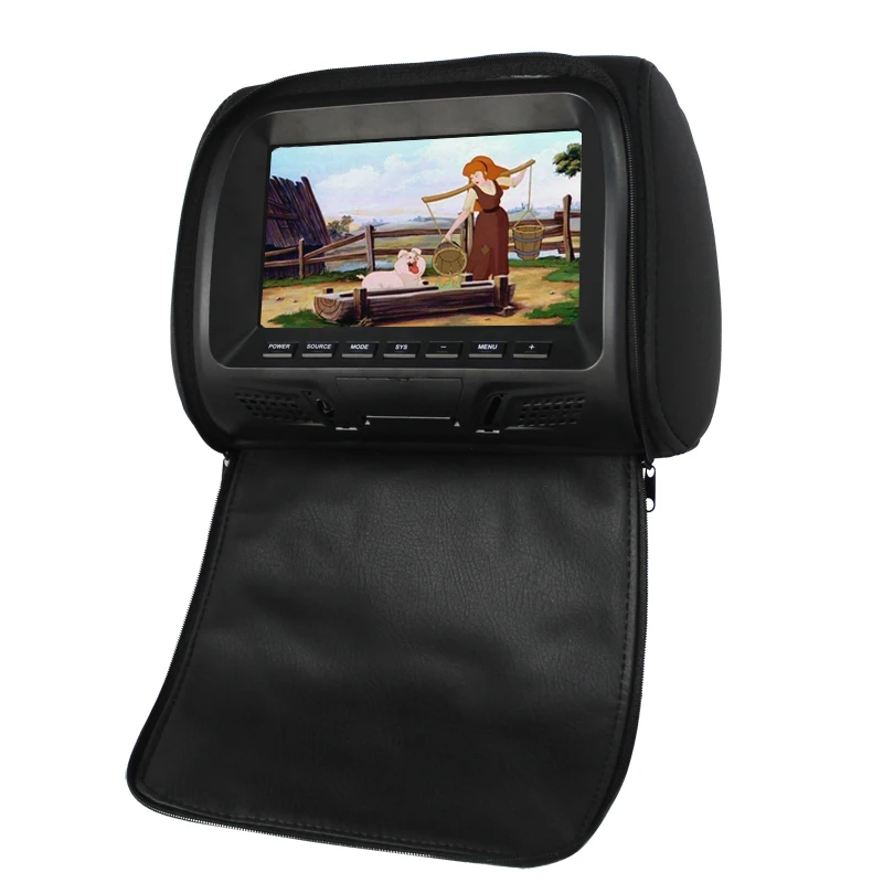 7-дюймовый ЖК-панель подголовник автомобиля TV мониторы 16:9