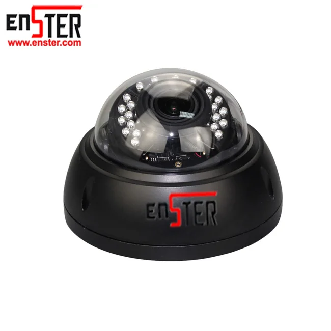 Metal Dome Camera Manual Focus 2.8mm 12mm 4X Option IR Night Vision POE CMOS Wired IP Camera