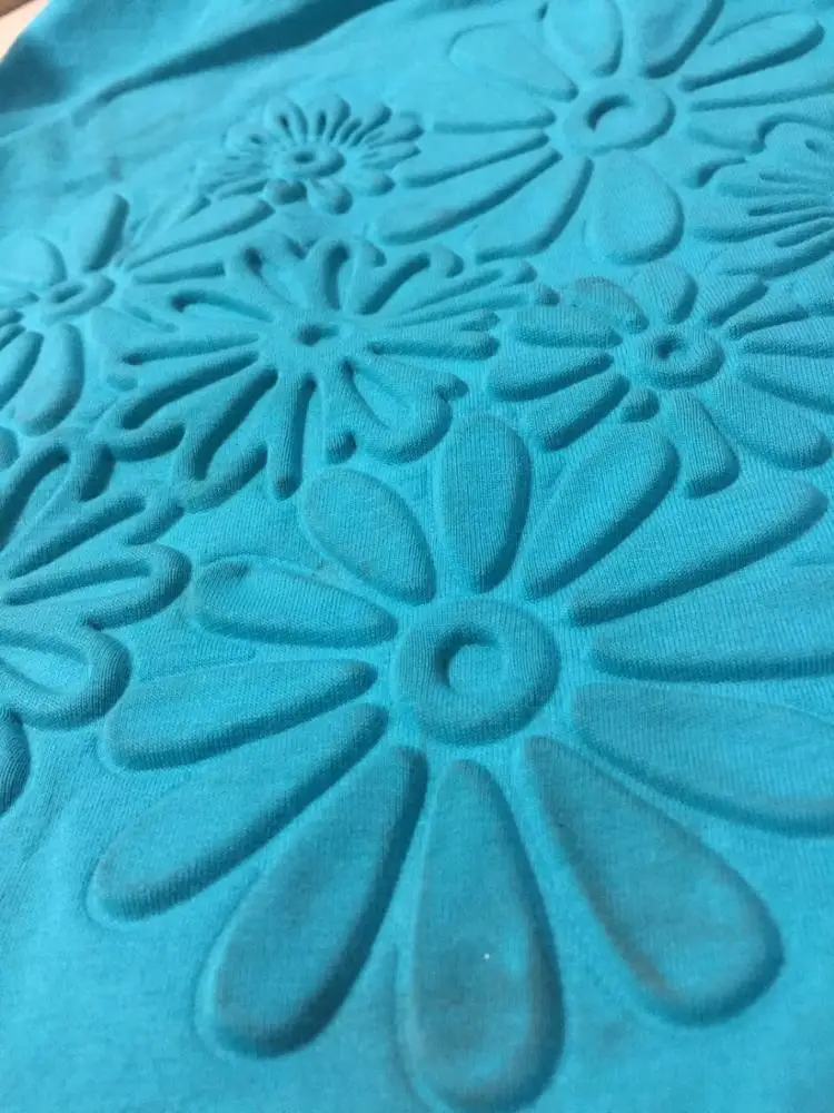 automatic hydraulic Silicone Emboss Print Clothes T-Shirt Textile Garment Fabric Embossing Machine