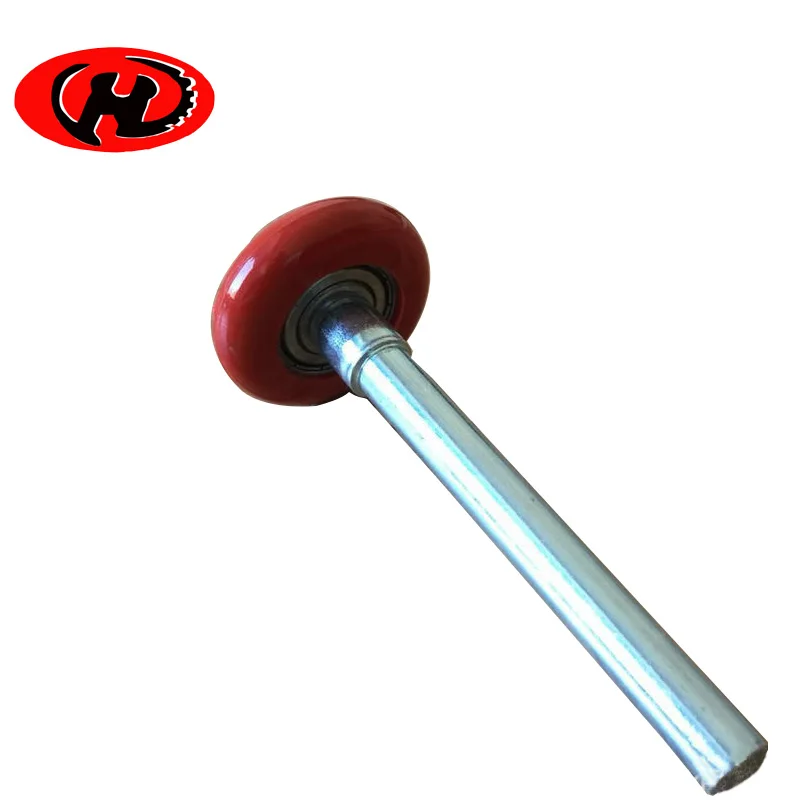 3' garage door nylon roller with stem and bearing