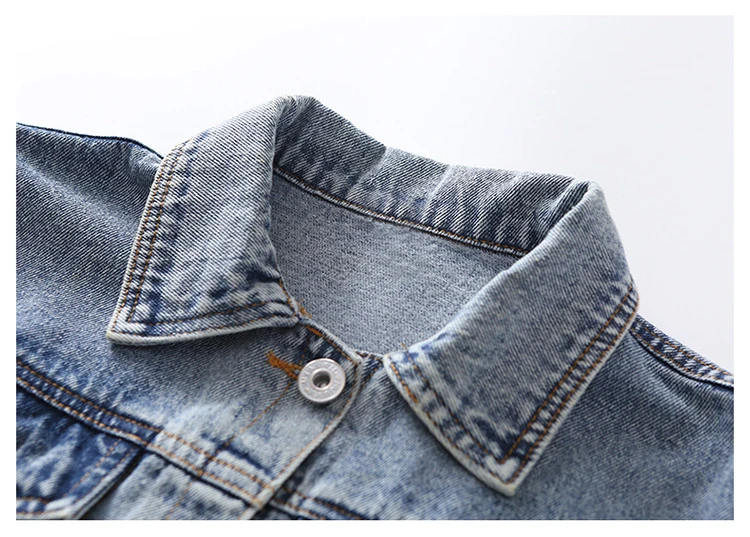 Unicorn Denim Jacket for Girls Coats Children Clothing Autumn Baby Girls Clothes Outerwear Sequined Jean Jackets for Child Girls