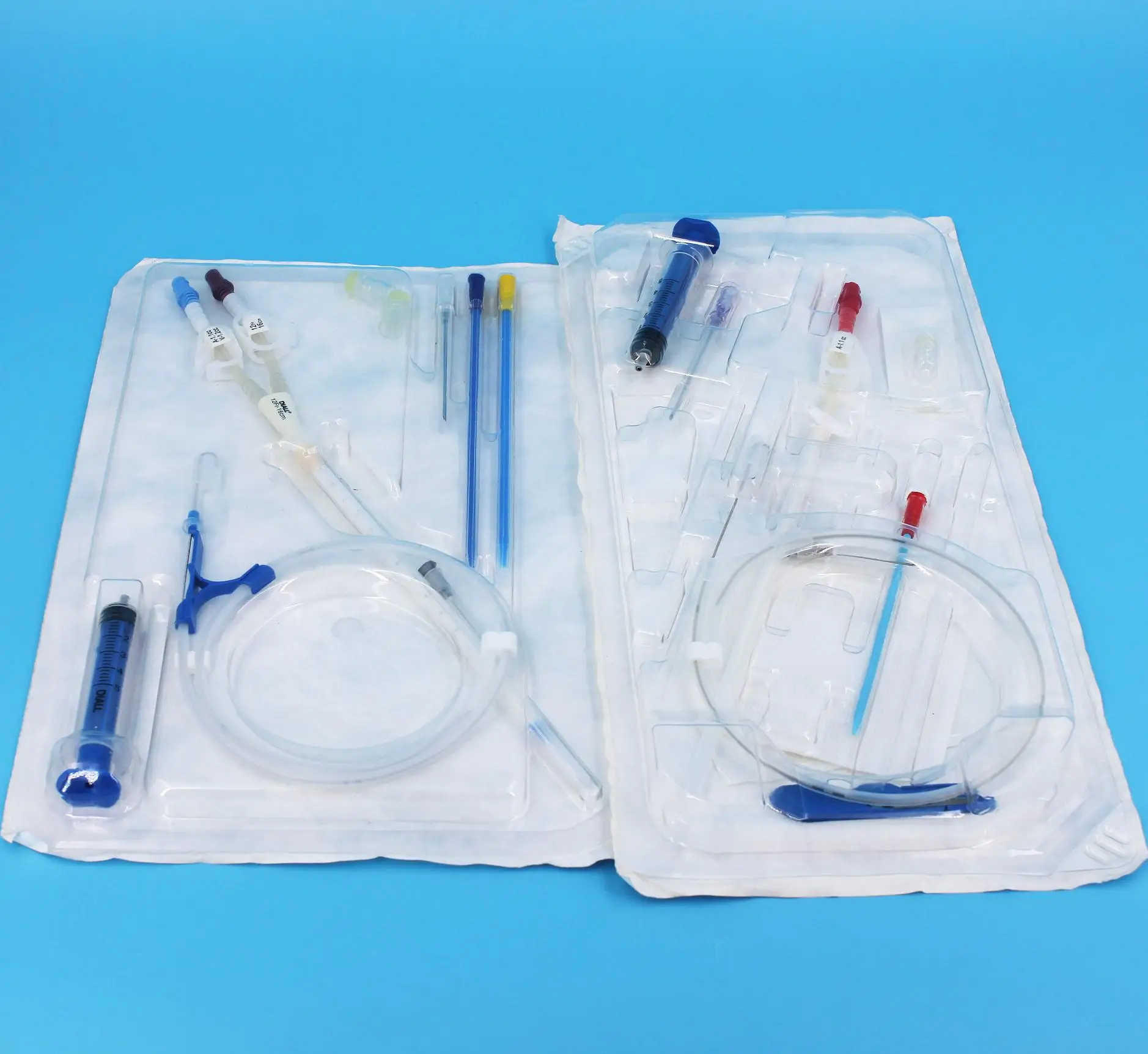 
8fr-13cm straight single lumen haemodialysis catheter kit 