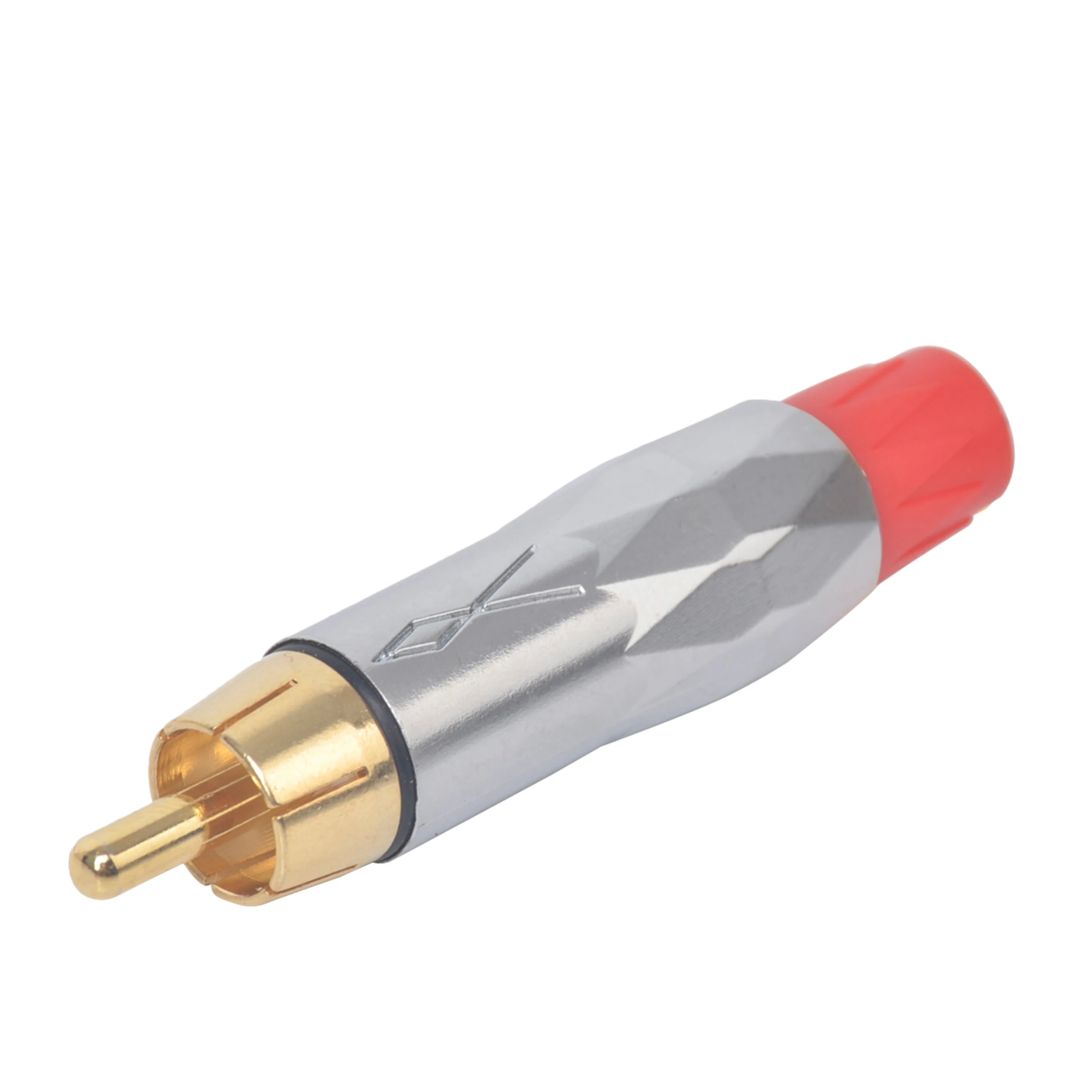 Accuracy Pro Audio RCA088G High Quality RCA Plug Male Audio Connector
