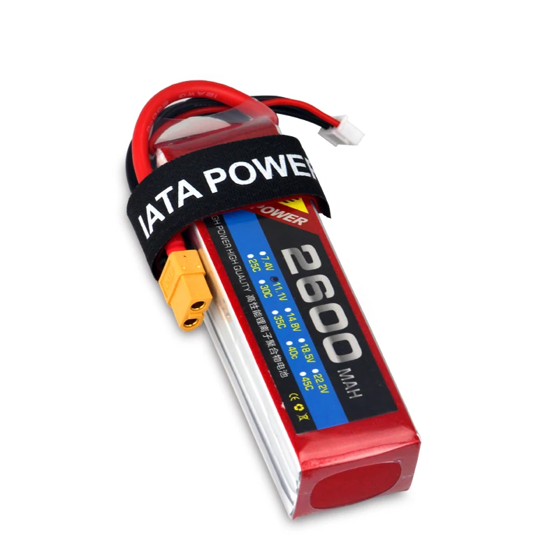 
 2600mAh 4S 6S RC Lipo аккумулятор для радиоуправляемого вертолета  