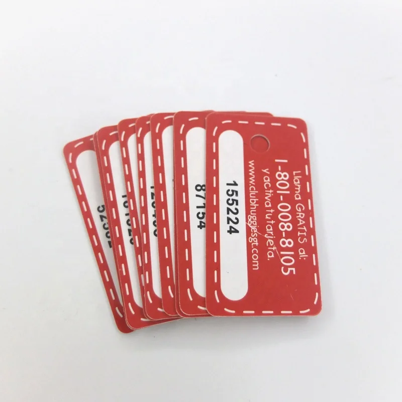 Promotion advertisement plastic pvc cards printing with barcode or serial number