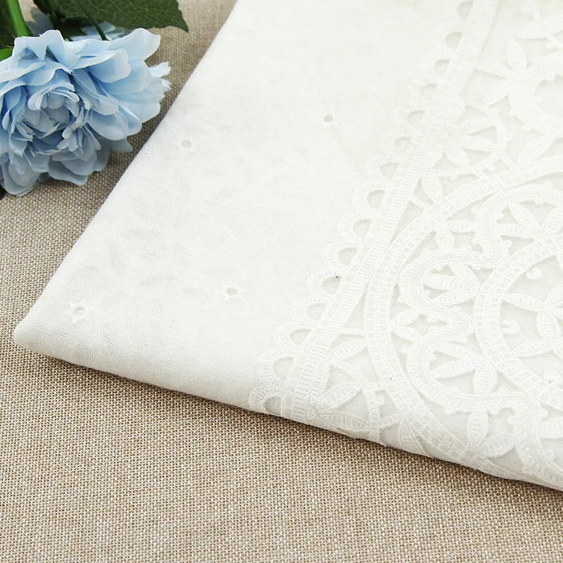 
Chinese factory custom hot white breathable transparent burnt fabric for clothing 