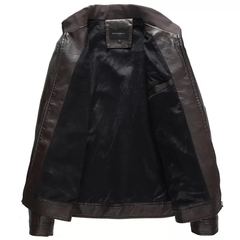 2021 New style custom korean mens motorcycle leather jacket