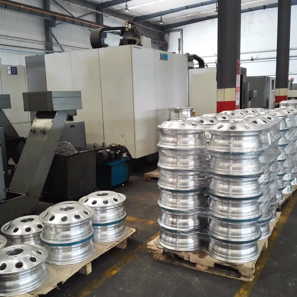 Factory Truck Wheel Rim Aluminum 8.25x22.5 9.0x22.5 Machined/Polished/Chromed/Anodized for corrosion resistance PCD335/285.75