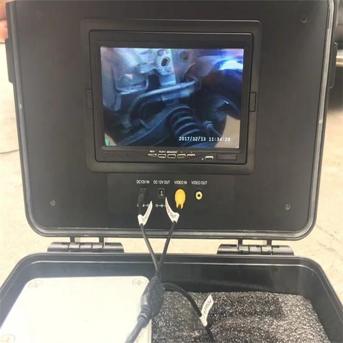 Водонепроницаемый под автомобиль проверки робот Инспекционная камера под блоком развертки корабля HZ-R408