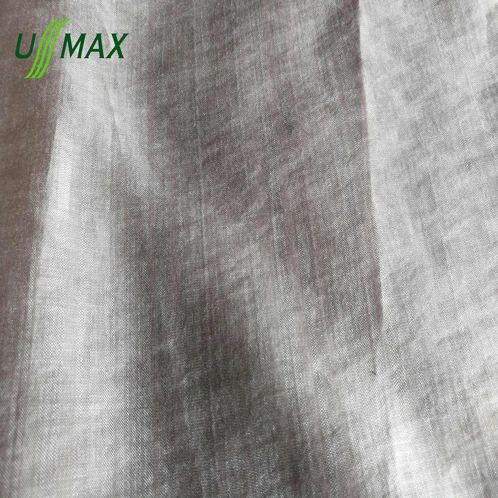 Thin and transparent Nylon lyocell stripe poplin for dress shirt and summer fashion Fabric