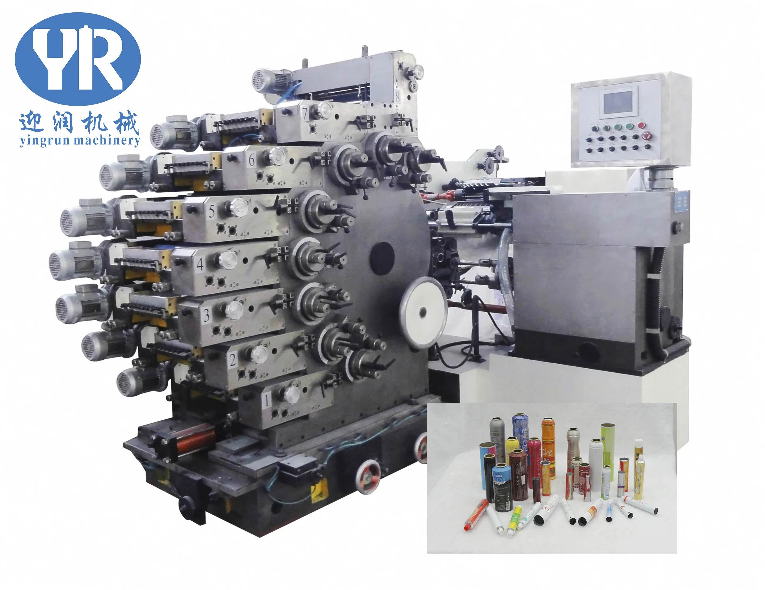 Color Printing Machine for aluminum aerosol can making machine