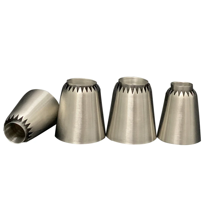 Кондитерский наконечник из нержавеющей стали для украшения тортов Русская модель Romia 8/18