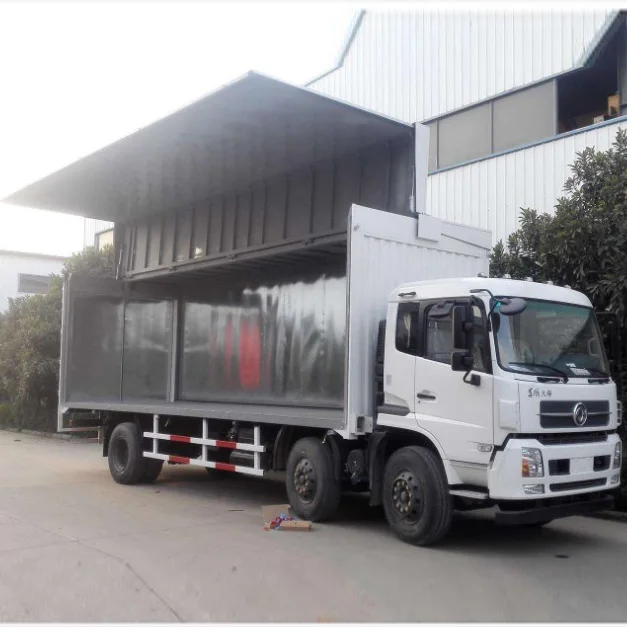 6X4 Dongfeng Wing Van Truck Body/Van Truck for Sale