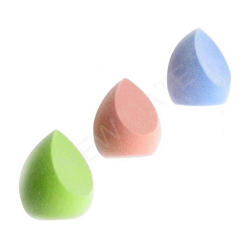 Индивидуальная фирменная губка для макияжа из микрофибры и бархата, без латекса