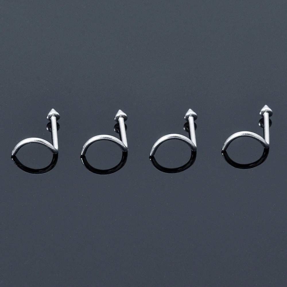 
Surgical Steel 316L Stainless Steel Body Piercing Jewelry Nose Bone & Screw Nose Ring & Stud For Women Girls Men Boys 