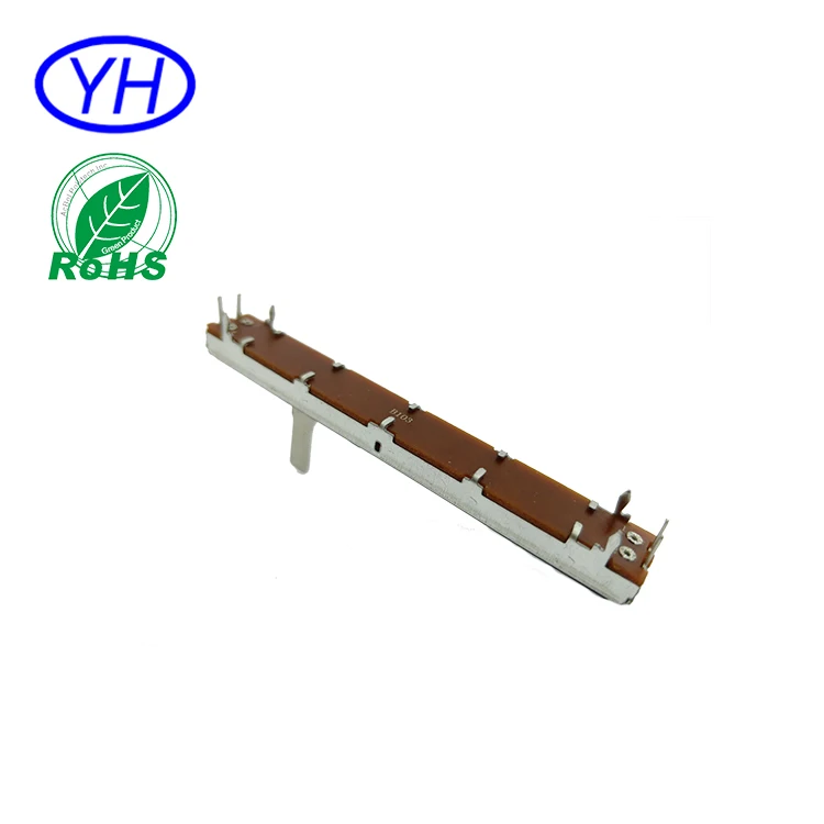 Углерода линейное перемещение A10K стерео 20 мм 30 мм 75 мм длина SlidePotentiometer