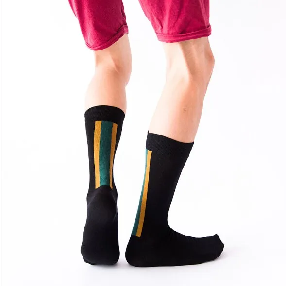 wholesale colorful knit sox manufacturer custom crew socks men