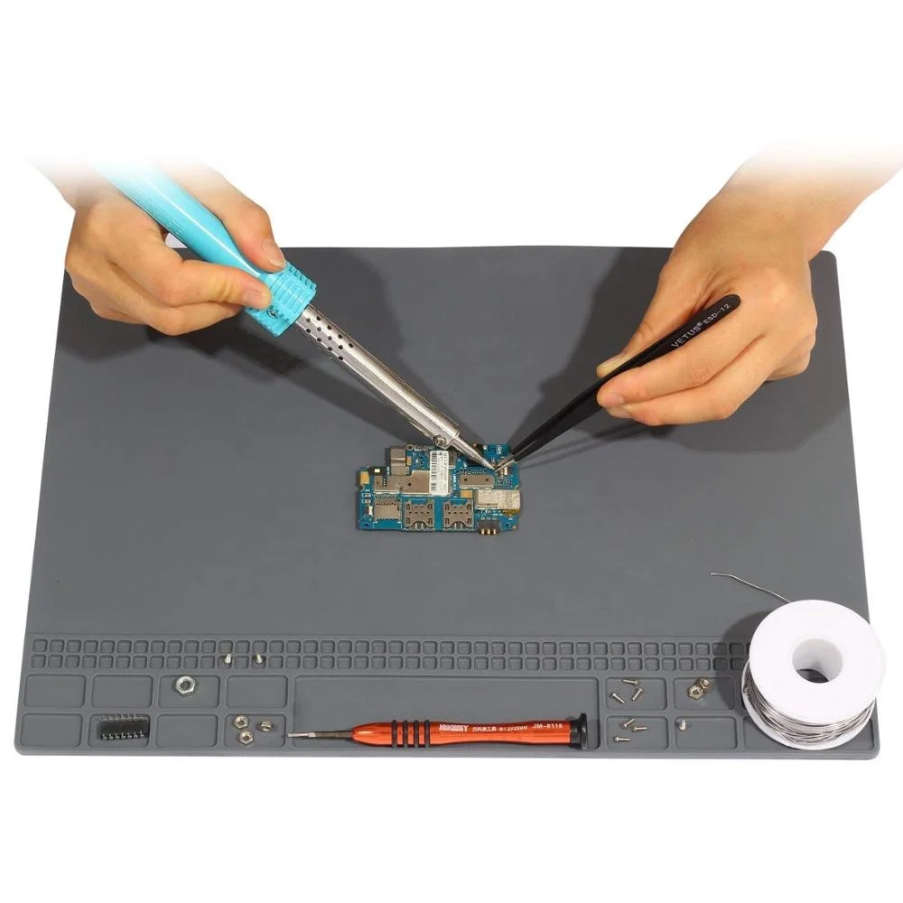 Heat Resistant Table Mat Mobile Phone Repair Soldering Insulation Eco Electronic Repair Microscope Table Work