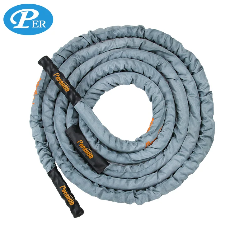 Supplier Fitness Training Rope Battle Rope China 30 Feet 40 Feet 50 Feet PP Bag + Carton Power Training  Customized Color