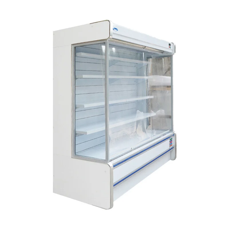 dairy showcase chiller refrigerated supermarket display cabinet