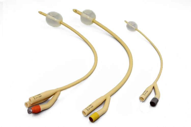 FarmaSino Disposable Latex Triple Lumen Foley Catheter
