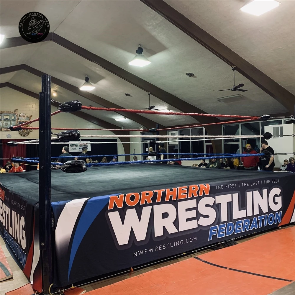 Сертифицированное SGS восьмиугольное боксерское кольцо с прочным холстом