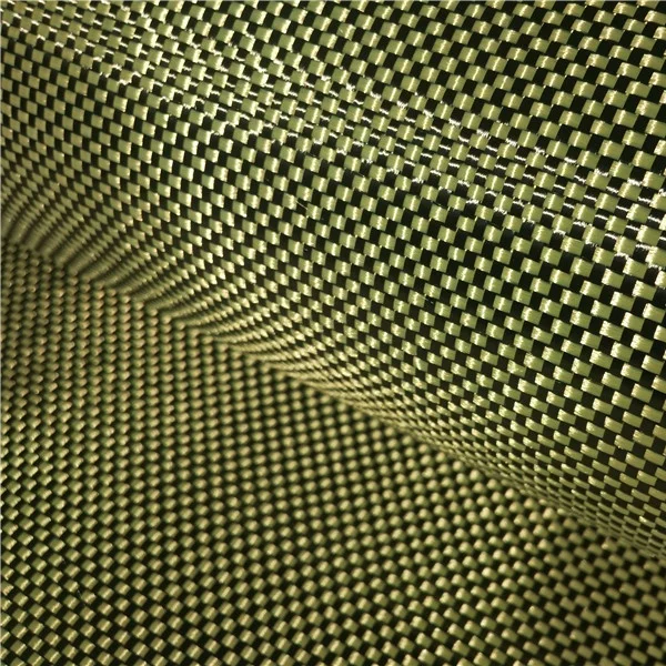 Plain Kevlar Carbon Fiber Hybrids Fabric
