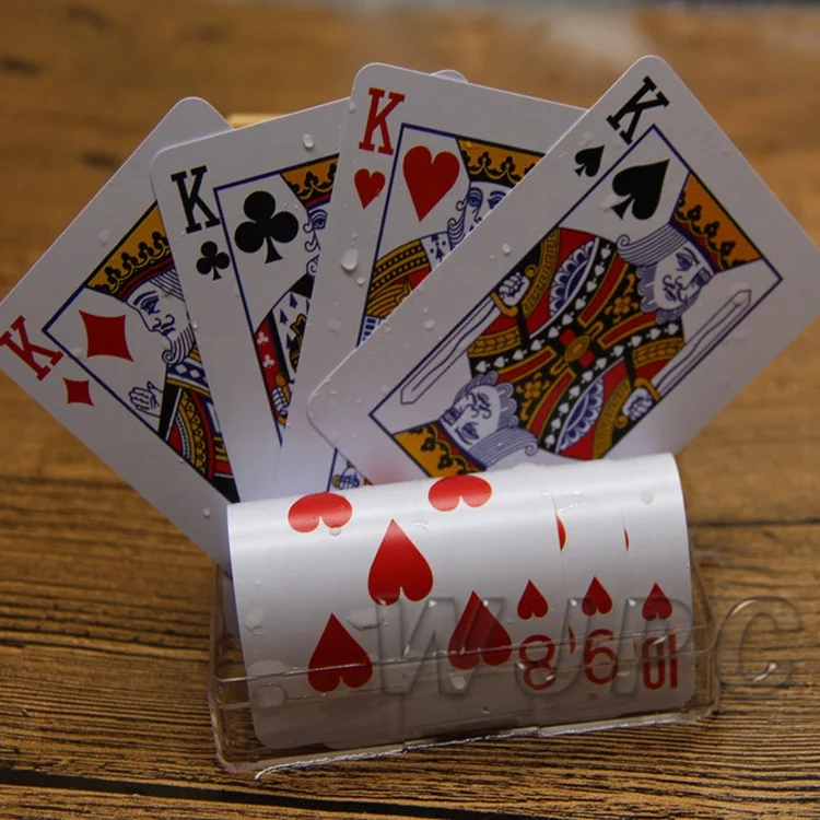 WJPC-Custom Design Best Texa Plastic CVS Club Poker Deck Playing Cards Boxes Printing No Minimum Wholesale PC-1003
