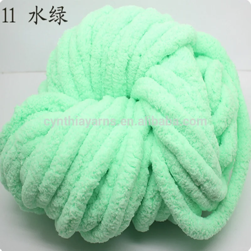 Cynthia 100% Velvet Chenille Yarn Super Chunky Yarn and Washable by Machine